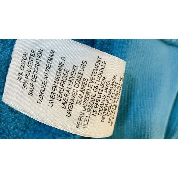 Levi's Boys Blue Zip Up Lined Hoodie S Turquoise Blue Youth Sweatshirt - Picture 11 of 13